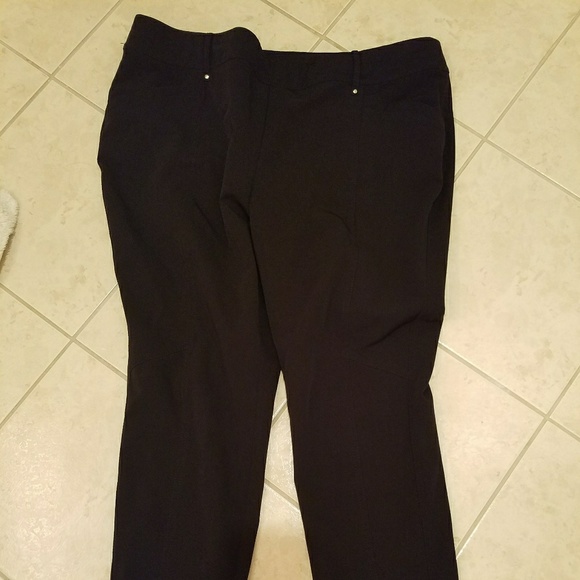 Chicos size 3 zenergy black spandex pant - Picture 1 of 4